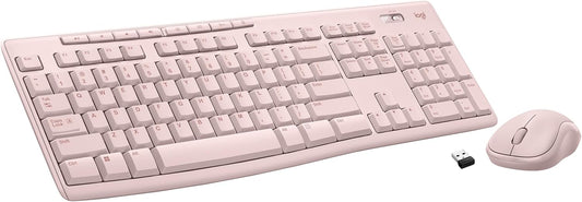 Logitech 920-013270 MK270 Wireless Keyboard and Mouse Combo Rose