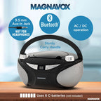 Magnavox 813250 CD Boombox Bluetooth AM/FM Radio