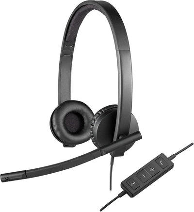 Logitech 981-000574 H570e USB Wired Noise-Canceling Headset