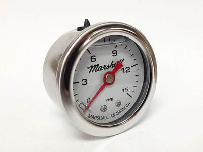 Marshall CW00015 Fuel Pressure Gauge 0-15 PSI