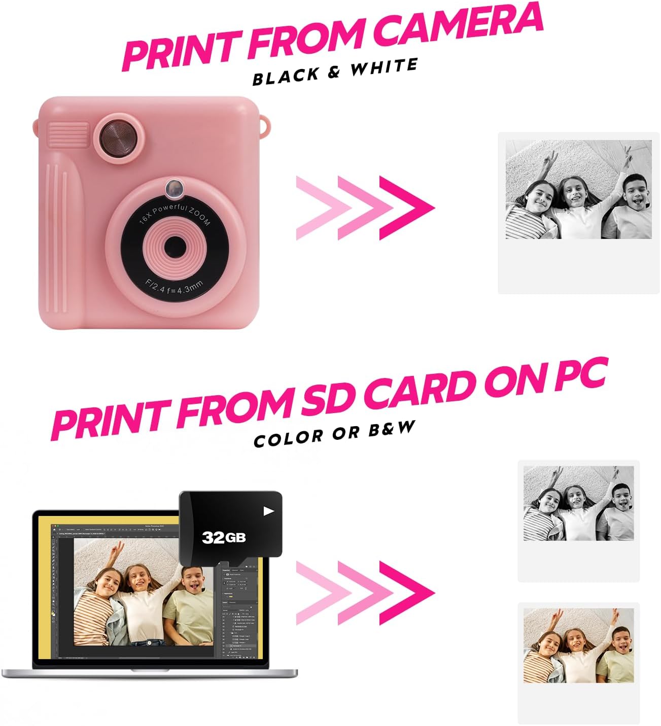 Magnavox MCC9063 Kids Instant Print Camera