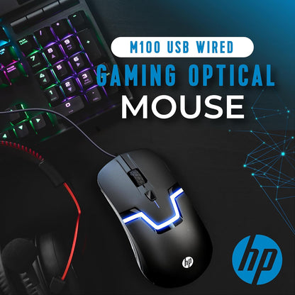 HP M160 Wired RGB Gaming Mouse Optical Sensor