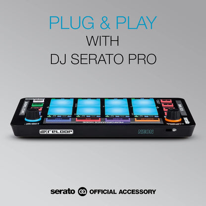 Reloop AMS-NEON USB Serato DJ Pad Controller