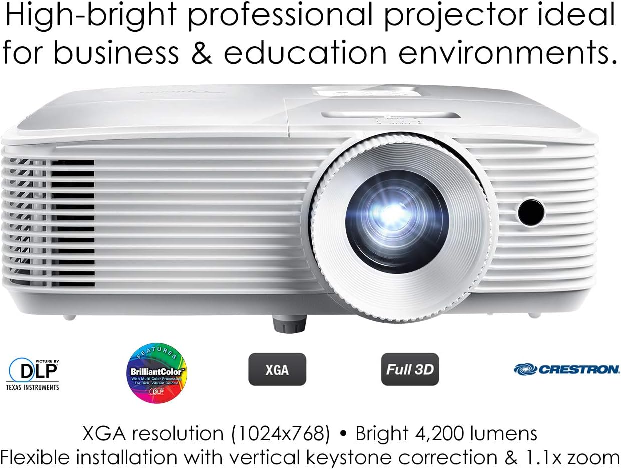 Optoma X412 XGA DLP Professional Projector 4200 Lumens