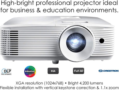 Optoma X412 XGA DLP Professional Projector 4200 Lumens