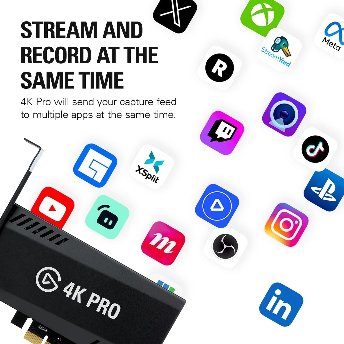 Elgato 4K Pro Renewed Internal Capture Card Low Latency