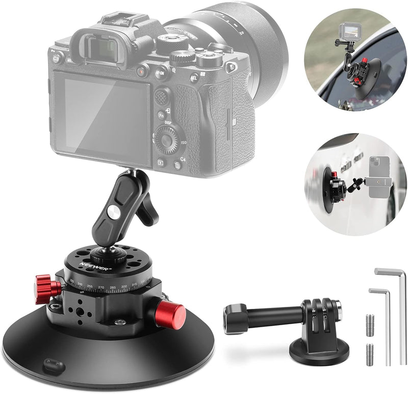 Neewer CA013 6-inch Camera Suction Cup Mount — main product image