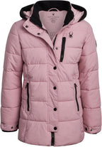 Spyder Puffer Jacket Girls Long Length Quilted Winter Coat