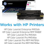 HP W2023X 414X Magenta High-Yield Toner Cartridge
