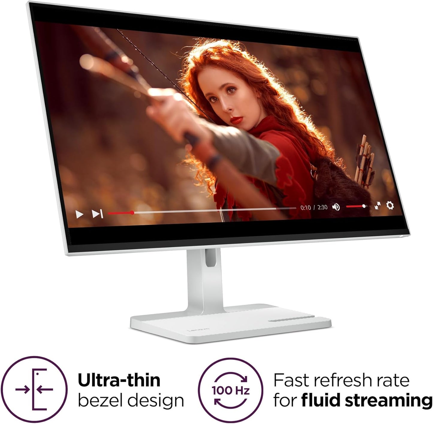 Lenovo 67BFGCC6US L27q-4A 27" QHD 100Hz IPS Monitor