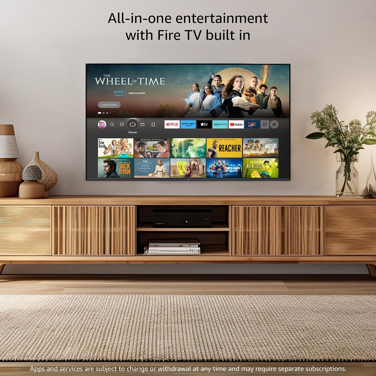 Panasonic TV-55W95AP W95 Series: 55-inch Mini LED 4K Smart Fire TV