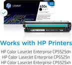 HP CE270A 650A Black Toner - LaserJet CP5525 Series