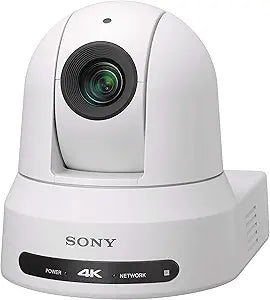 Sony BRC-X400/W 4K PTZ Network Camera - NDI & HX, 80x Zoom, White