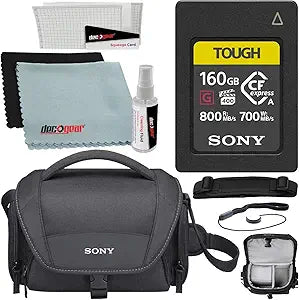 Sony CEA-G160T 160GB CFexpress Type A Tough Memory Card Bundle