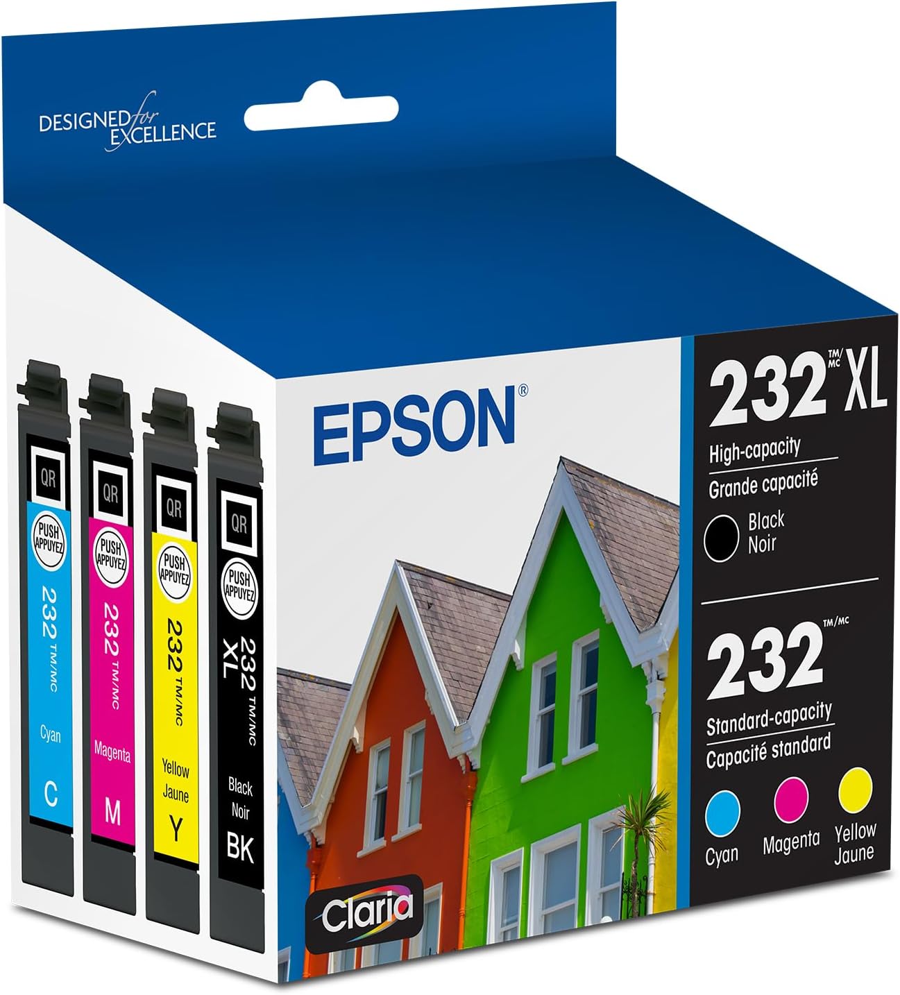 Epson T232XL-BCS Claria Ink Cartridge Combo Pack