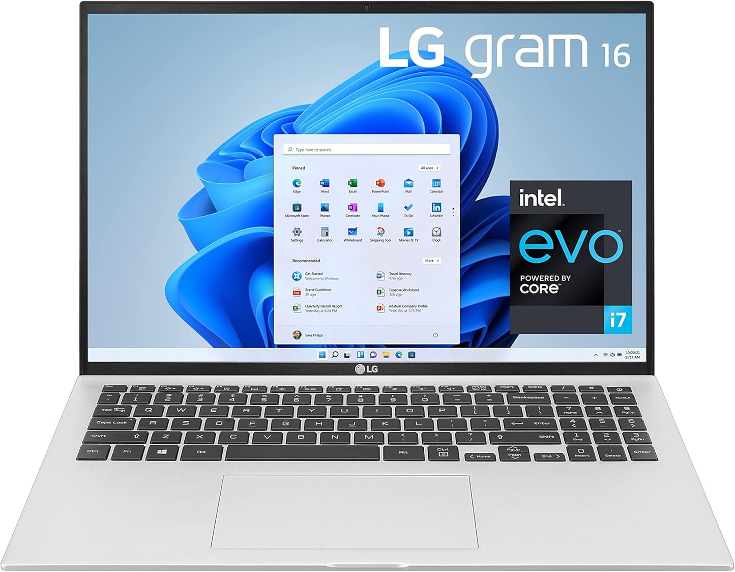 LG 16Z90P-K.AAS9U1 Gram 16" Ultra-Lightweight Laptop