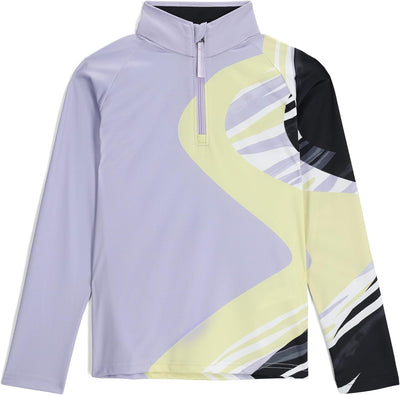 Spyder 38R125304 Girl's Surface Half-Zip Ski Base Layer