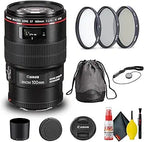 Canon 3554B002 EF 100mm f/2.8L Macro IS USM Lens Renewed