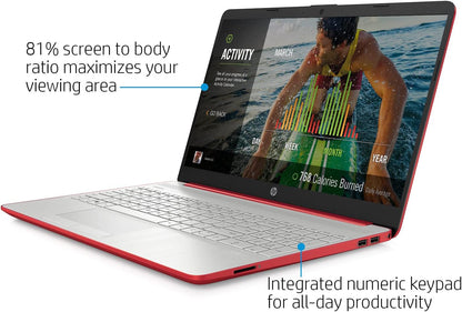 HP Pavilion 15.6" HD Laptop - Scarlet Red