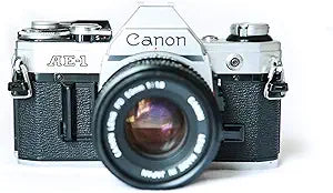 Canon AE-1 Program 35mm Film Camera with 50mm Lens