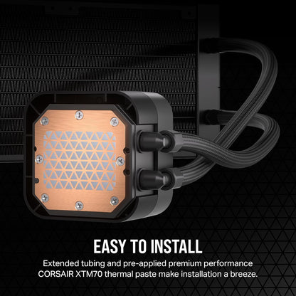 Corsair CW-9060075-WW iCUE H150i Elite LCD XT Cooler (Renewed)