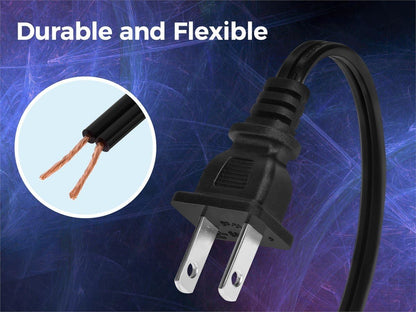 Monoprice 107672 6ft NEMA to IEC Non-Polarized Power Cord