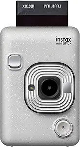 Fujifilm 16631760 Instax Mini Liplay Hybrid Instant Camera - White