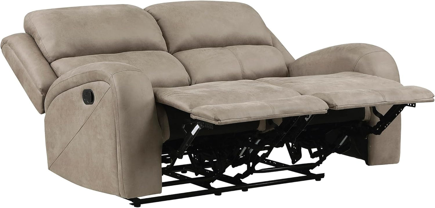 Lexicon Schmid 2-Piece Microfiber Reclining Sofa Set