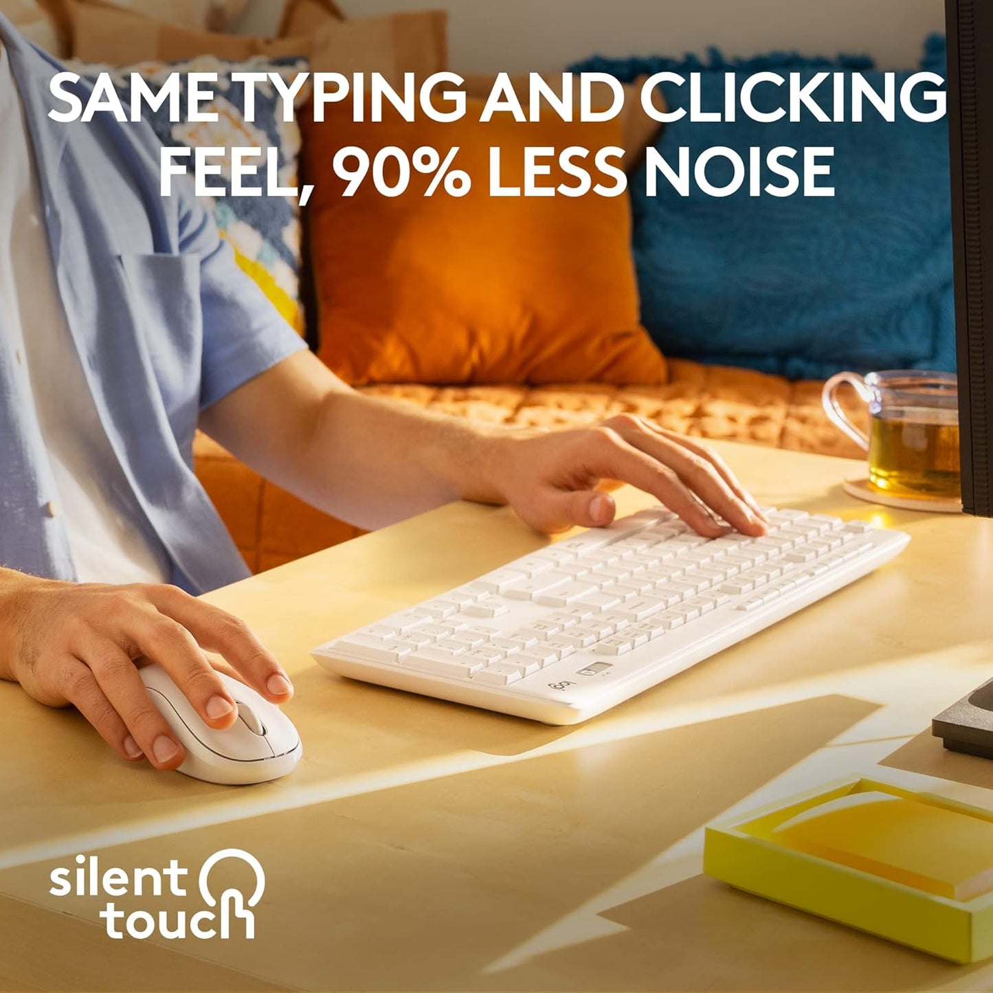 Logitech 920-009783 MK295 Silent Wireless Keyboard Mouse Combo
