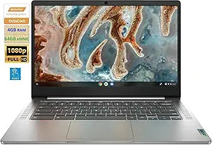 Lenovo Chromebook 14" FHD Touchscreen Laptop Bundle