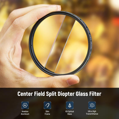 Neewer NW SERIES A 58mm Center Split Diopter Filter