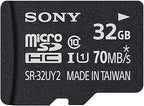 Sony SR32UY2A/TQ 32GB microSDHC Memory Card