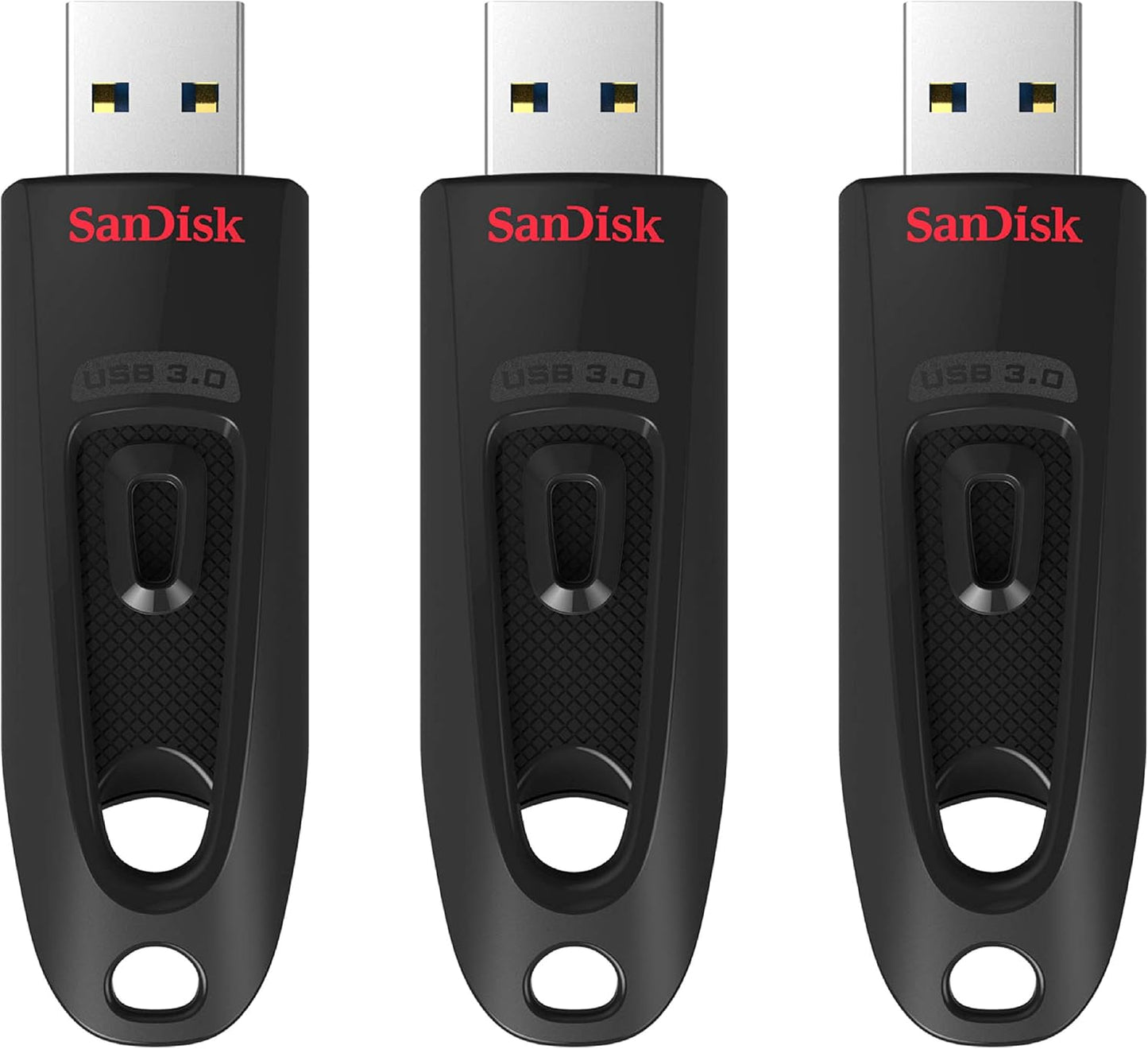 SanDisk SDCZ48-032G-GAM46T 32GB Ultra USB 3.0 Flash Drive (3-Pack)