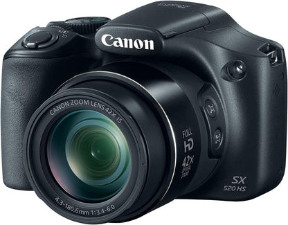 Canon SX520 HS PowerShot 42x Zoom Digital Camera