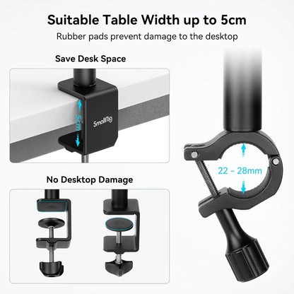 SmallRig 3992-SR Camera Desk Mount Light Stand Arm
