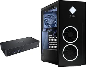 HP GT21-0014-4419- OMEN 40L i5 Gaming Desktop Dock Bundle
