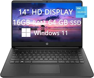 HP Premium 14-inch Laptop Celeron N4120 16GB RAM — main product image