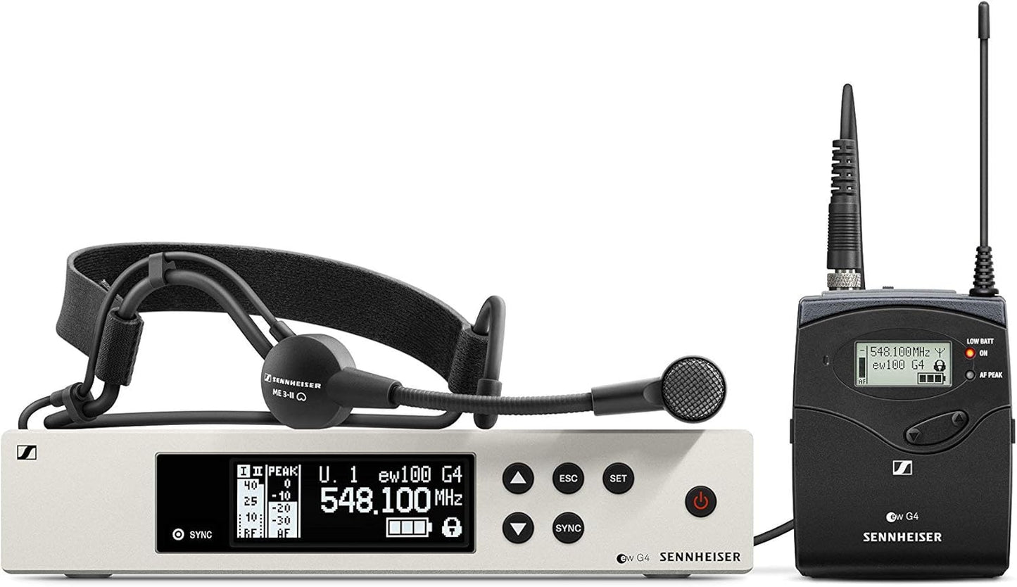 Sennheiser EW 100 G4-ME3 Wireless Headset Mic System G-Band