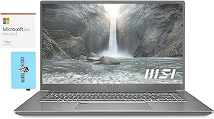 MSI Prestige15A217-2567-24854 i7 4K Laptop - 64GB RAM, GTX 1650