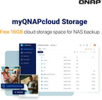 QNAP TS-462-4G-US 12TB 4-Bay NAS RAID 5, WD Red Plus