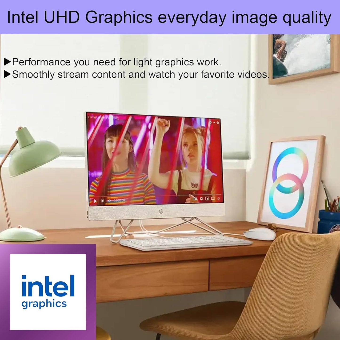 HP 22-DD Essential All-in-One Desktop Intel Celeron