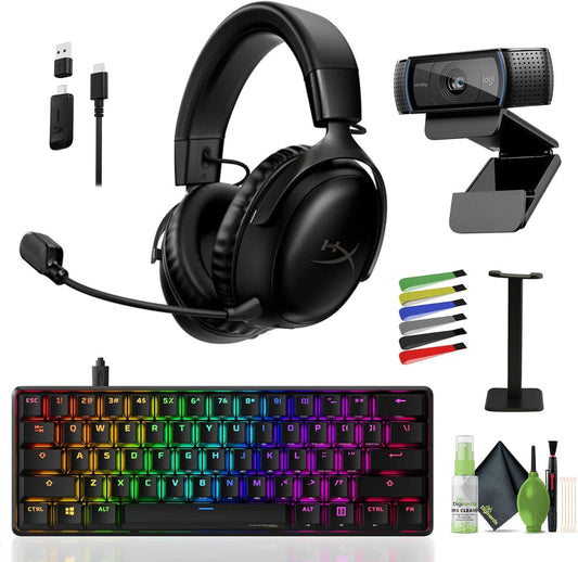 HyperX 77Z45AA Cloud III Wireless Gaming Headset Bundle