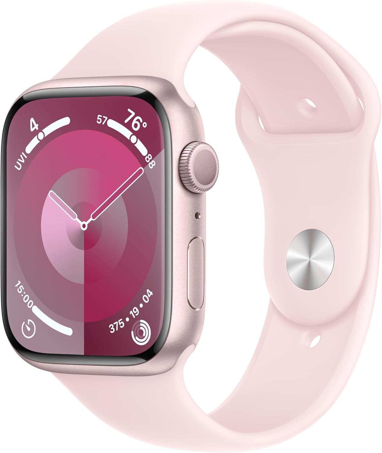 Apple Watch Series 9 [GPS 45mm] Pink (Renewed)