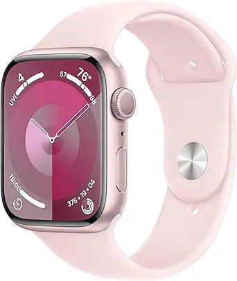Apple Series 9 45mm GPS Smartwatch Pink Aluminum