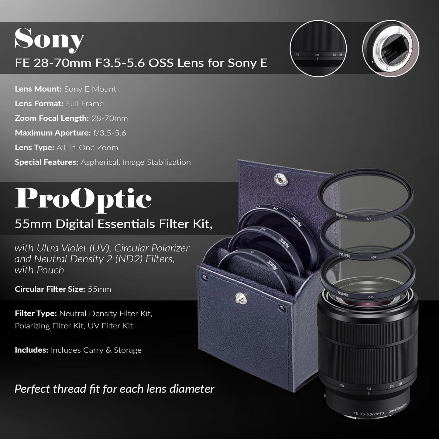 Sony Alpha a7 III Camera with 28-70mm Lens Kit