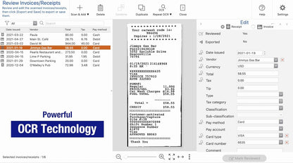 Epson B11B270202 RapidReceipt RR-400W Wireless Receipt Scanner