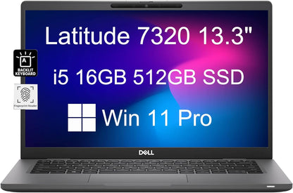 Dell Latitude 7320 - 13.3" i5 1145G7 512GB SSD Laptop