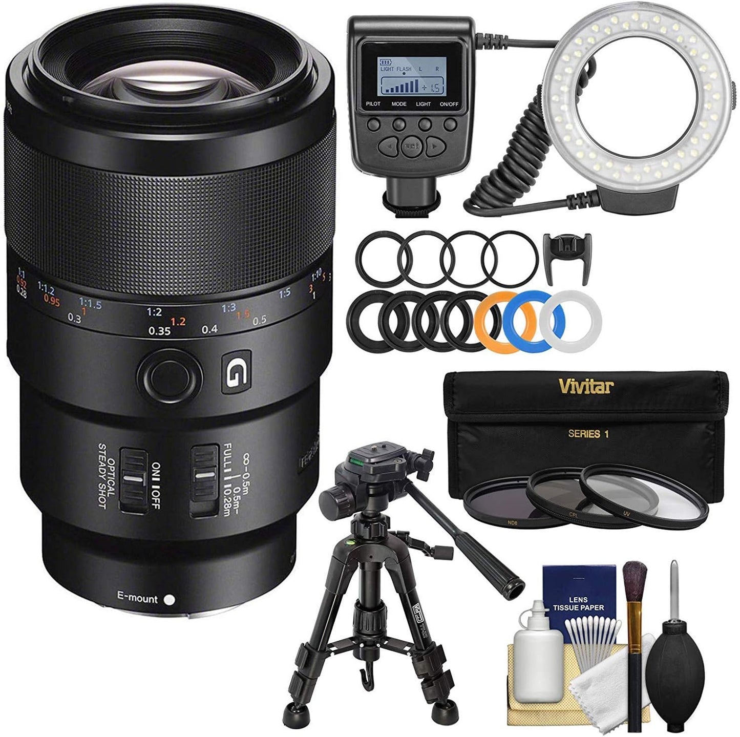 Sony K-87561-02 FE 90mm f/2.8 Macro Lens Bundle