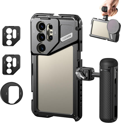Neewer PA042+PA045S S24 Ultra Phone Cage Video Rig