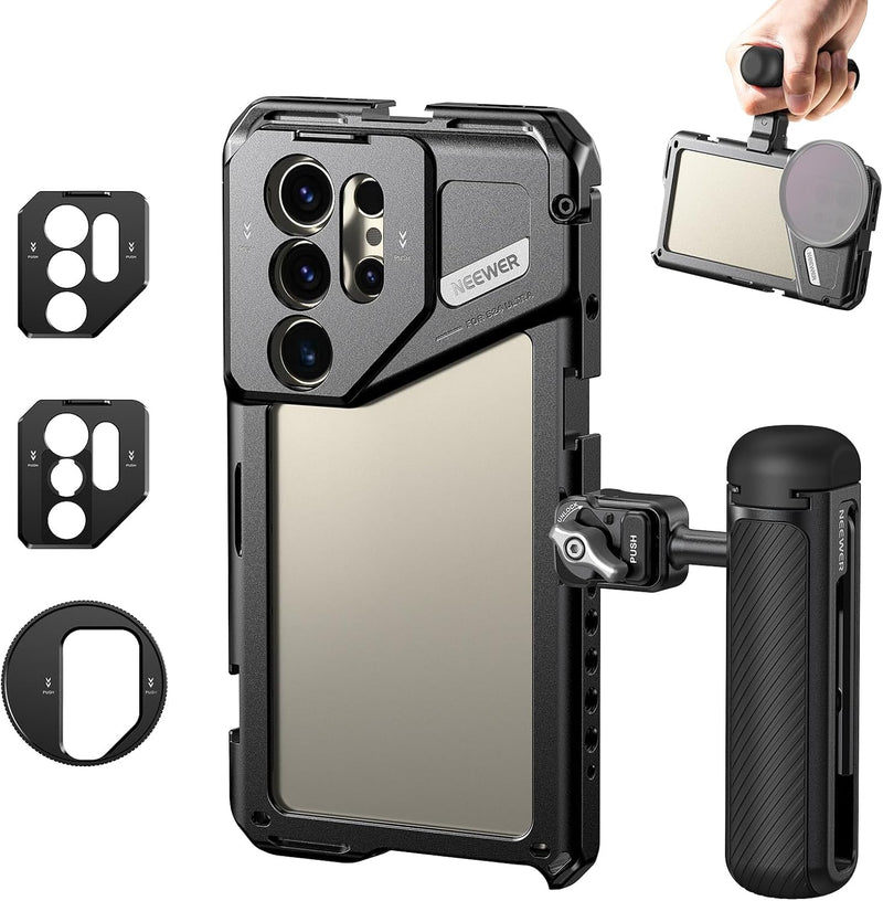 Neewer PA042+PA045S S24 Ultra Phone Cage Video Rig — main product image